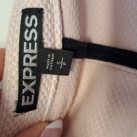 Express Pink Zip up Moto style Jacket - Picture 9 of 9